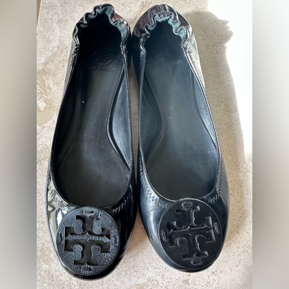 Tory Burch ballet flats black shoes